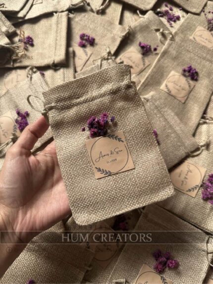 Jute Pouches/Potlis for Favors